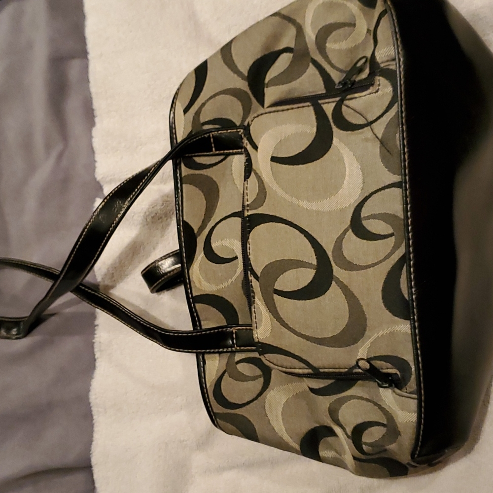Black and grey shoulder bag, like new